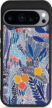 Mobiwear Glossy lesklý pre Google Pixel 9 Pro – Modrá kvetena