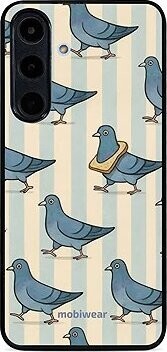 Mobiwear Glossy lesklé puzdro na Samsung Galaxy S25 FE holuby