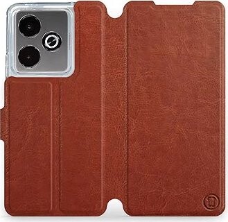 Mobiwear Flip knižkové pre Realme GT 7T – Hnedé