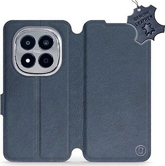 Mobiwear Kožené flip puzdro pre Xiaomi Redmi Note 15 Pro 5G modré