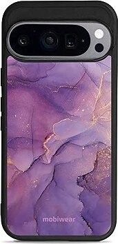 Mobiwear Glossy lesklý pre Google Pixel 9 – Fialový mramor