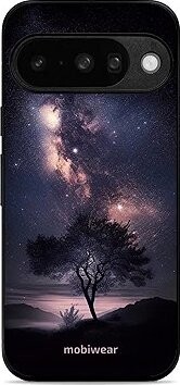 Mobiwear Glossy lesklé puzdro na Google Pixel 10 strom s galaxiou