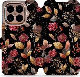 Mobiwear Flip puzdro pre Xiaomi 15T Pro zlatisté lístky