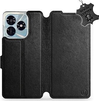 Mobiwear Kožené flip puzdro pre Honor X5c Plus čierne