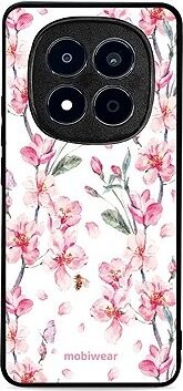 Mobiwear Glossy lesklé puzdro na Xiaomi Redmi Note 15 Pro+ 5G ružové kvety