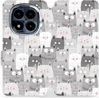 Mobiwear flip knižkové pre POCO X7 – Mačičky