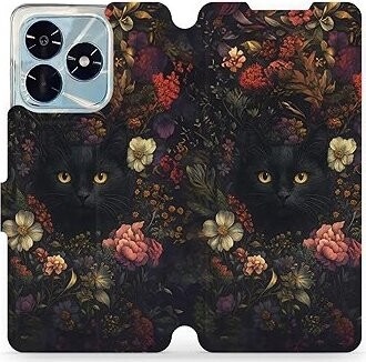 Mobiwear Flip puzdro pre Honor X5c Plus tmavé mačky