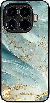 Mobiwear Glossy lesklé puzdro na Xiaomi 15T Pro zelenkavý mramor