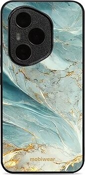 Mobiwear Glossy lesklý pre Honor 400 Pro – Zelenkavý mramor