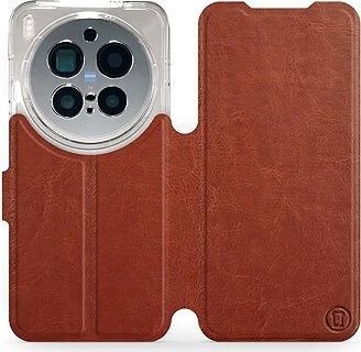 Mobiwear Flip puzdro pre Vivo X300 Pre hnedé a sivé