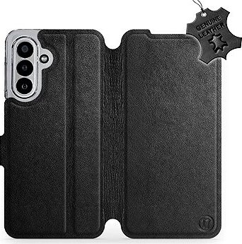 Mobiwear Kožené flip puzdro pre Samsung Galaxy A17/A17 5G čierne