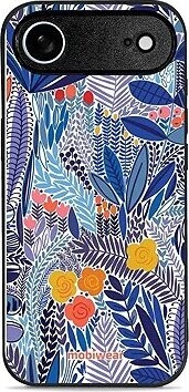 Mobiwear Glossy lesklý pre Apple iPhone Air – Modrá kvetena