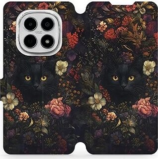 Mobiwear Flip puzdro pre Xiaomi Redmi Note 15 4G tmavé mačky