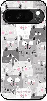 Mobiwear Glossy lesklé puzdro na Google Pixel 10 Pro mačičky