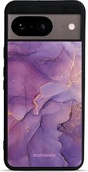 Mobiwear Glossy lesklý pre Google Pixel 8 – Fialový mramor