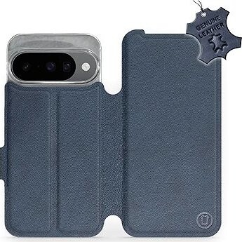 Mobiwear Kožené flip knižkové pre Google Pixel 10 – Modré