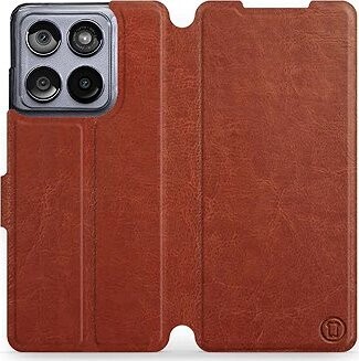 Mobiwear flip knižkové pre Motorola Edge 60 Fusion – Hnedé