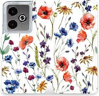 Mobiwear Flip knižkové pre Realme GT 7T – Kvety