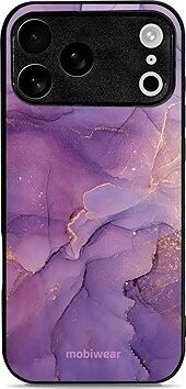 Mobiwear Glossy lesklý pre Apple iPhone 17 Pro Max – Fialový mramor