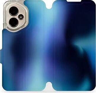 Mobiwear Flip knižkové pre Honor 400 – Modrý odtieň