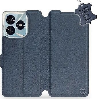 Mobiwear Kožené flip puzdro pre Honor X5c Plus modré