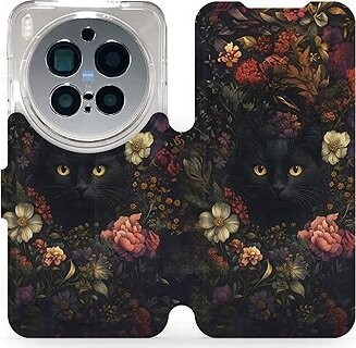 Mobiwear Flip puzdro pre Vivo X300 Pro tmavé mačky