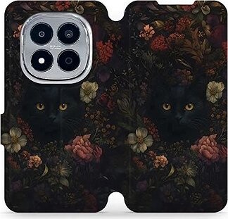 Mobiwear Flip puzdro pre Xiaomi Redmi Note 15 Pro+ 5G tmavé mačky
