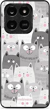 Mobiwear Glossy lesklé puzdro na Honor X7d mačičky