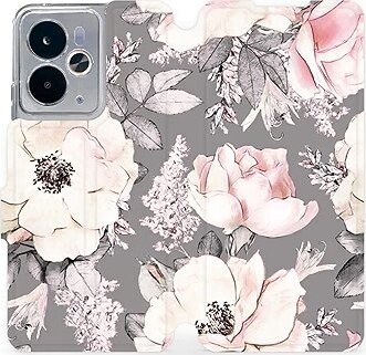 Mobiwear Flip knižkové pre Realme 14 5G – Kvety