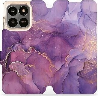 Mobiwear Flip puzdro pre Honor x7d fialový mramor