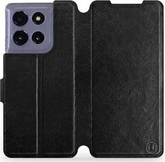 Mobiwear flip knižkové pre Motorola Moto G86 5G – Čierne