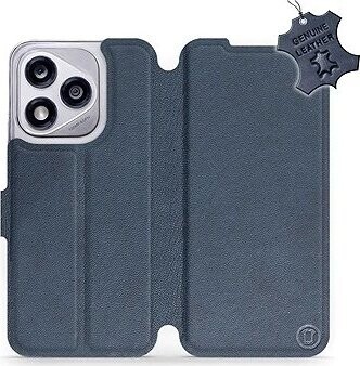 Mobiwear kožené flip knižkové pre Honor 400 Lite – Modré