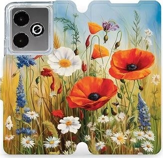 Mobiwear Flip knižkové pre Realme GT 7 – Letná lúka