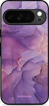 Mobiwear Glossy lesklé puzdro na Google Pixel 10 Pro fialový mramor
