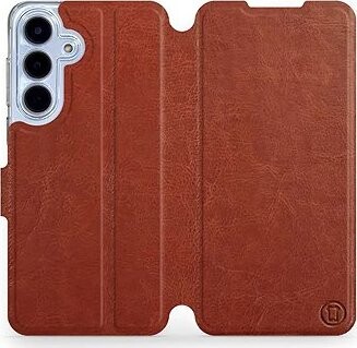 Mobiwear Flip puzdro pre Samsung Galaxy S25 FE hnedé a sivé