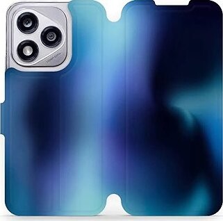 Mobiwear flip knižkové pre Honor 400 Lite – Modrý odtieň