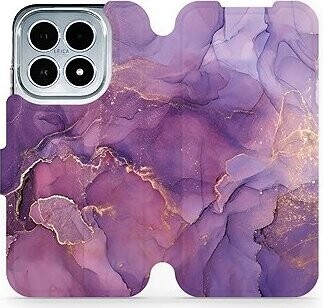 Mobiwear Flip puzdro pre Xiaomi 17 fialový mramor