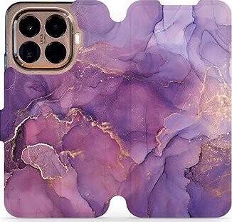 Mobiwear Flip puzdro pre Xiaomi 15T Pro fialový mramor