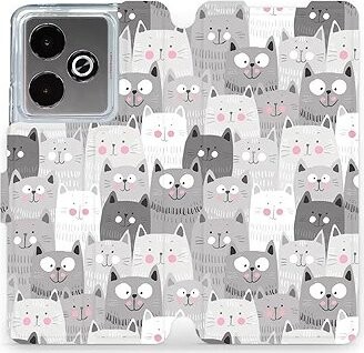 Mobiwear Flip knižkové pre Realme GT 7T – Mačičky