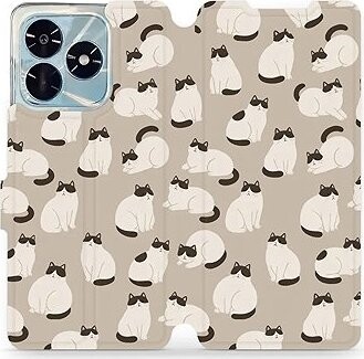 Mobiwear Flip puzdro pre Honor X5c Plus mačky