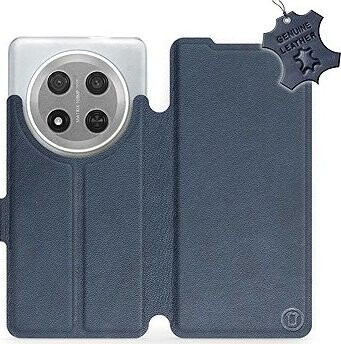 Mobiwear Flip kožené knižkové pre Honor Magic7 Lite 5G – Modré