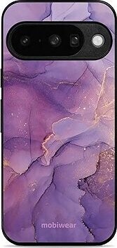 Mobiwear Glossy lesklé puzdro na Google Pixel 10 fialový mramor