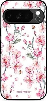 Mobiwear Glossy lesklé puzdro na Google Pixel 10 Pro ružové kvety
