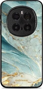 Mobiwear Glossy lesklý pre HONOR Magic7 Pro – Zelenkavý mramor