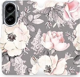 Mobiwear flip knižkové pre Xiaomi Poco F7 – Kvety