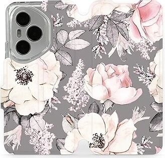 Mobiwear Flip knižkové pre Honor 400 Pro – Kvety