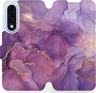 Mobiwear flip knižkové pre OnePlus Nord 5 – Fialový mramor