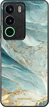 Mobiwear Glossy lesklý pre Realme C71 – Zelenkavý mramor