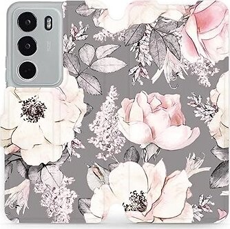 Mobiwear flip knižkové pre Realme C71 – Kvety