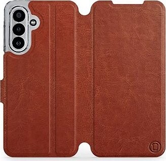 Mobiwear Flip puzdro pre Samsung Galaxy A17/A17 5G hnedé a sivé